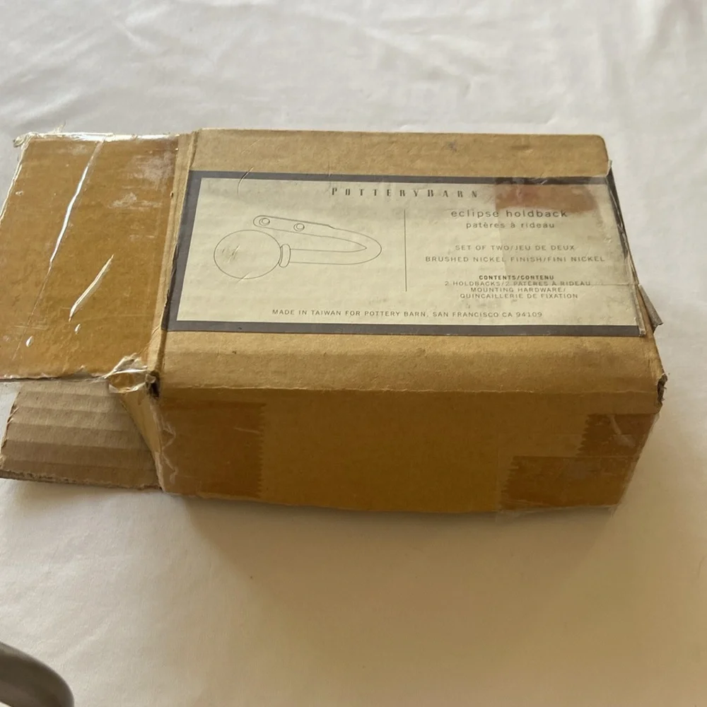 (2) Pottery Barn curtain holdbacks